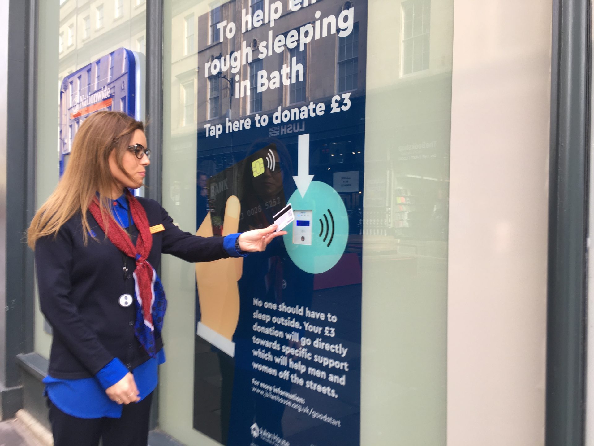 Tap to Donate Bath Business Improvement District